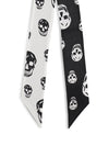 skull ribbon scarf
