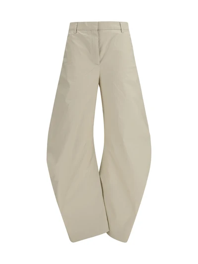 informal pants in twill