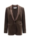 velvet blazer