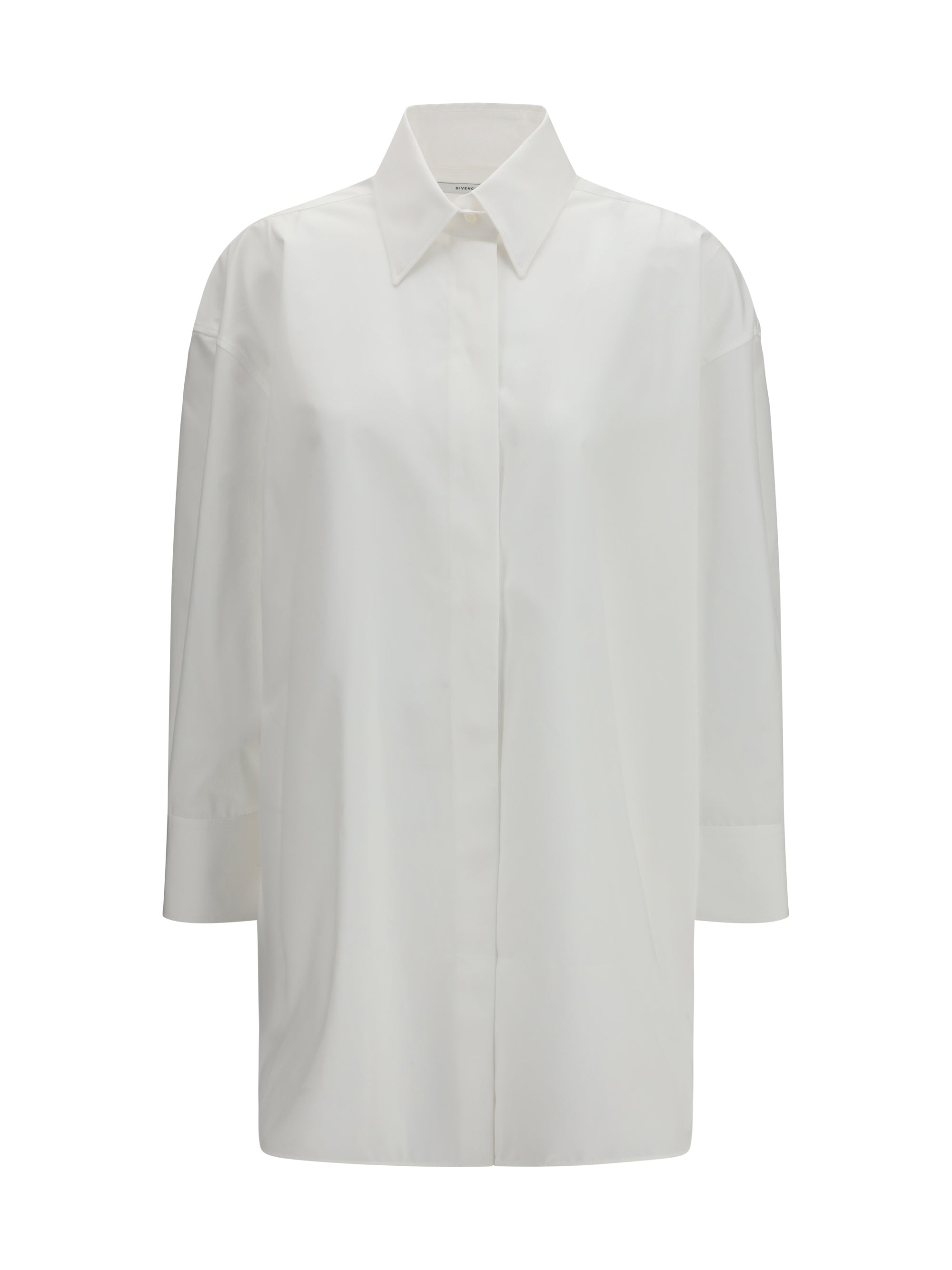 GIVENCHY 36 backless cotton shirt