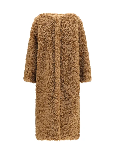 long plush coat