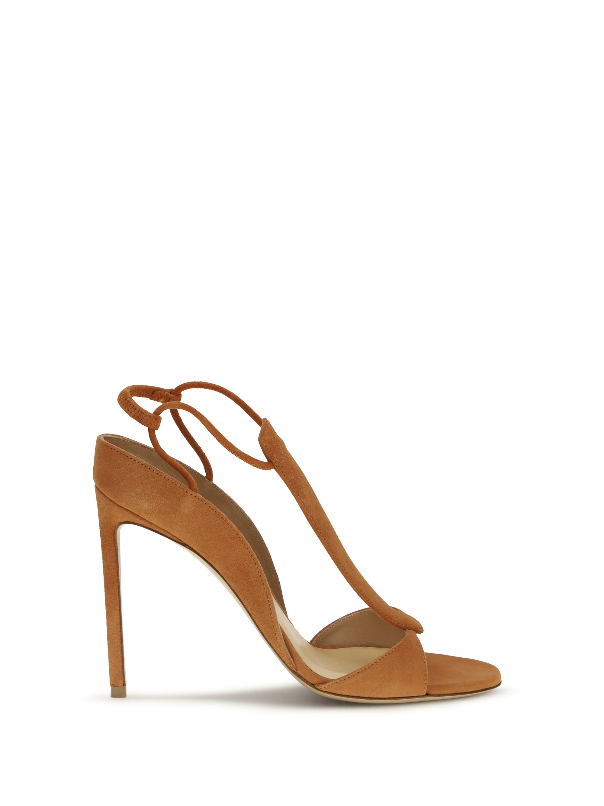 FRANCESCO RUSSO 37.5 r1s950 suede sandals