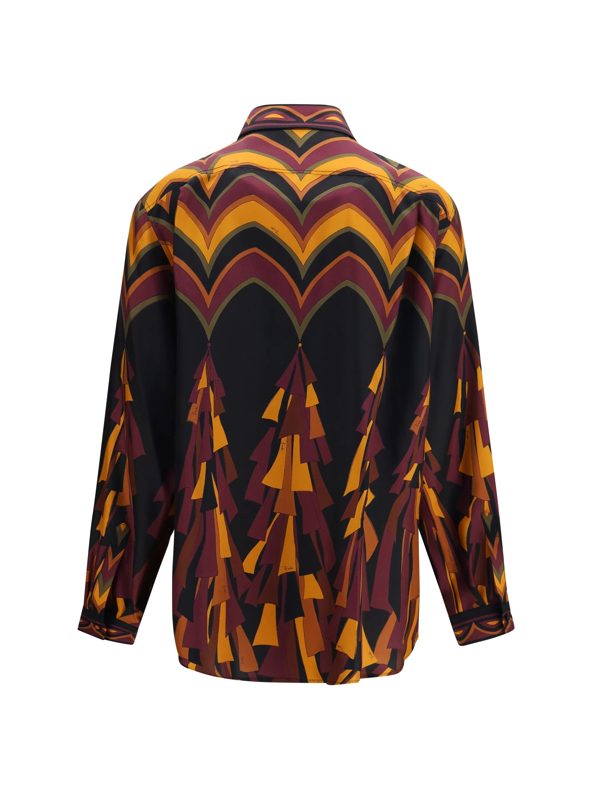 PUCCI M silk shirt in baiadera print