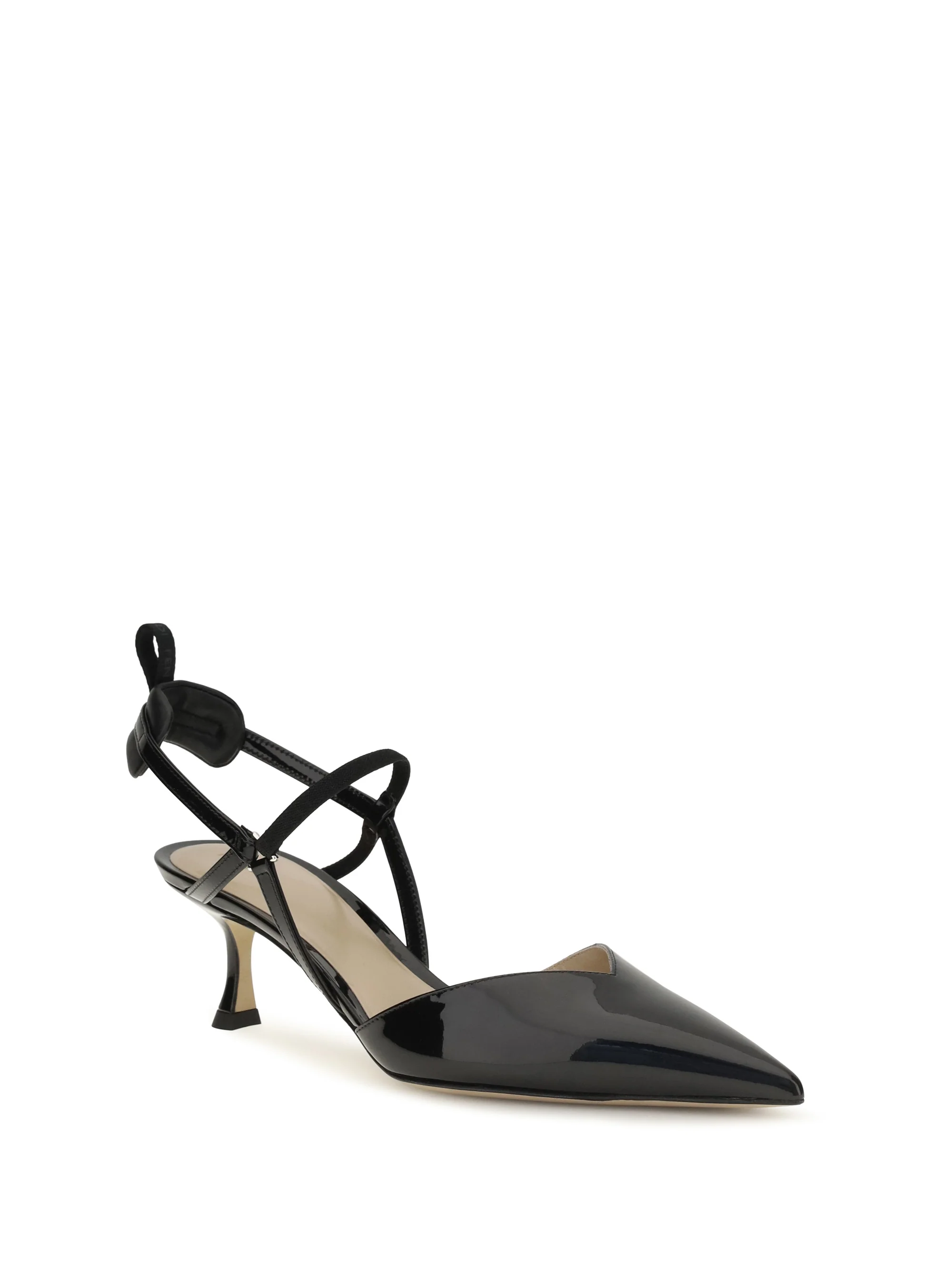 patent leather colibrì slingback pumps