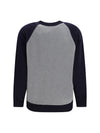 bicolor crewneck sweatshirt