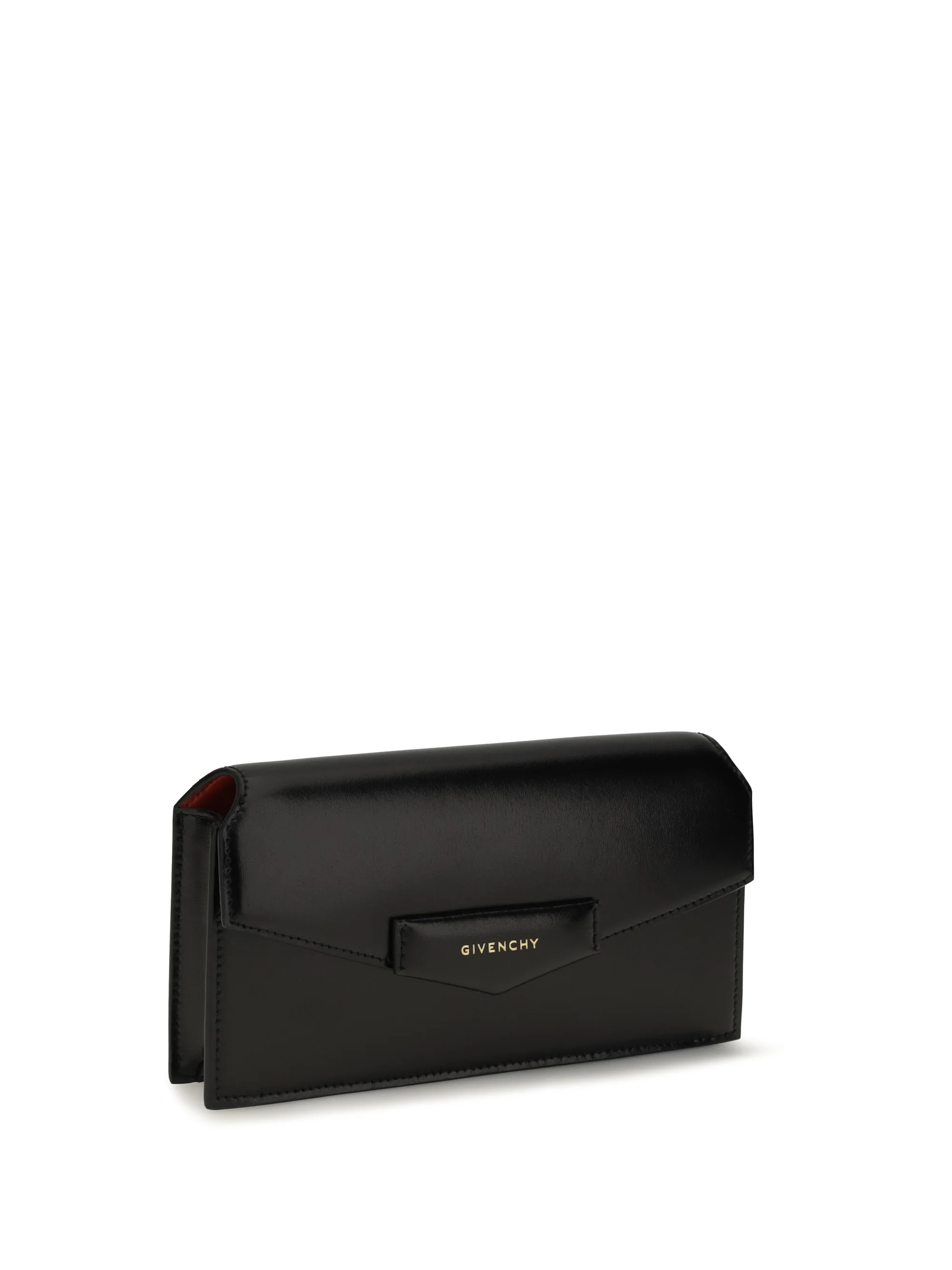 GIVENCHY OS antigona box leather pouch with chain