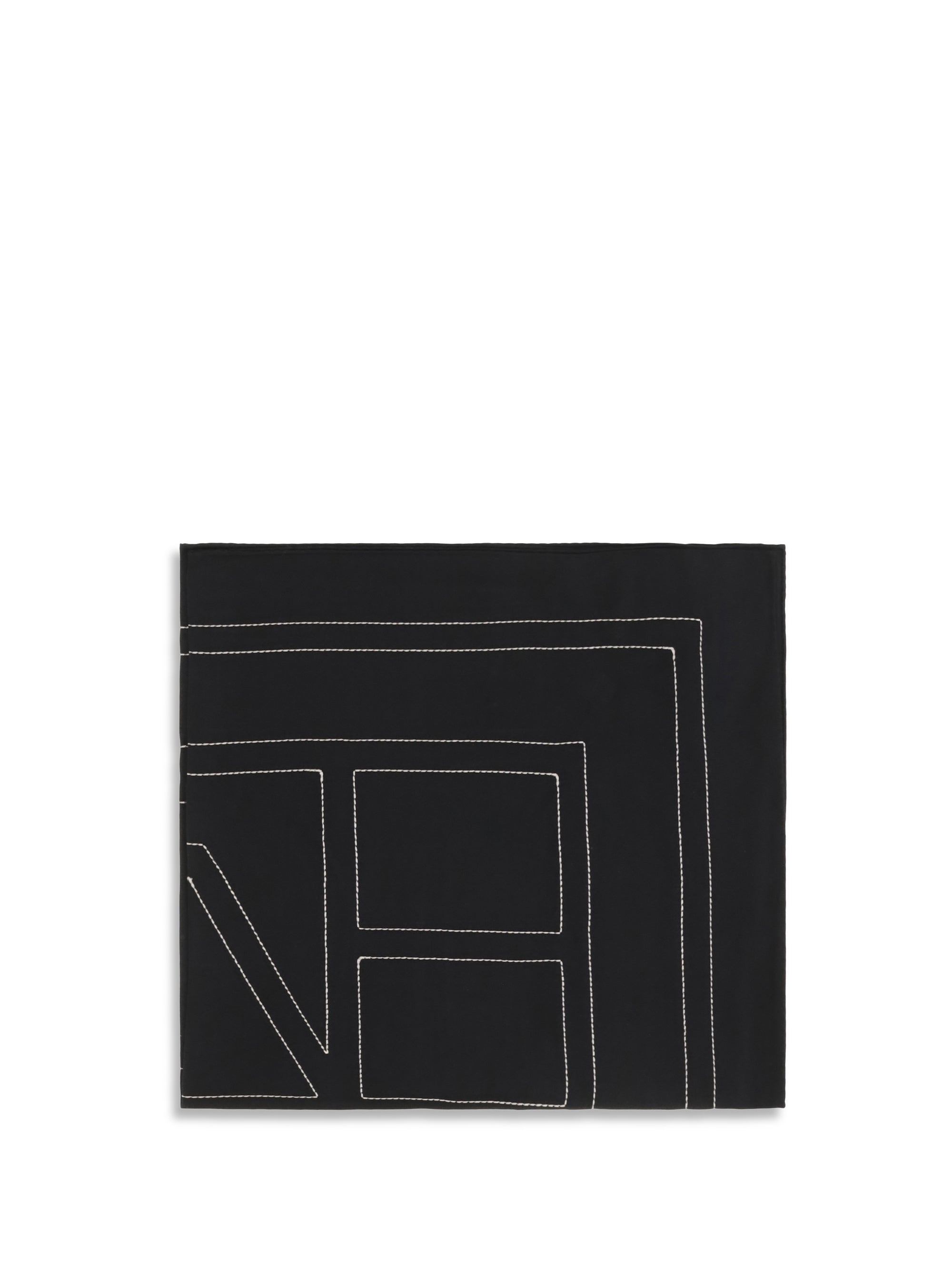 TOTEME OS silk scarf with embroidery