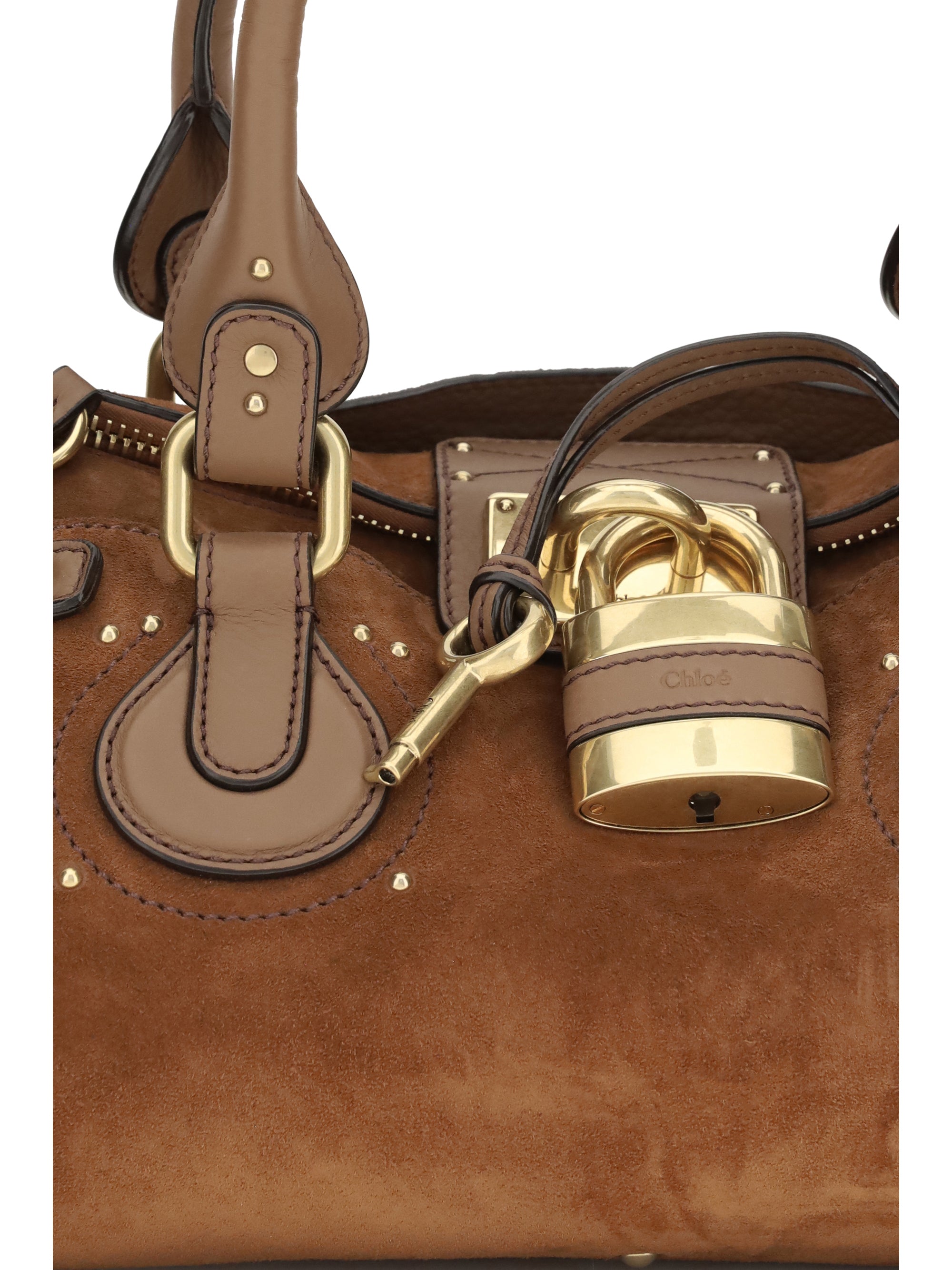 paddington suede handbag