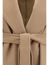wool coat with peak lapels