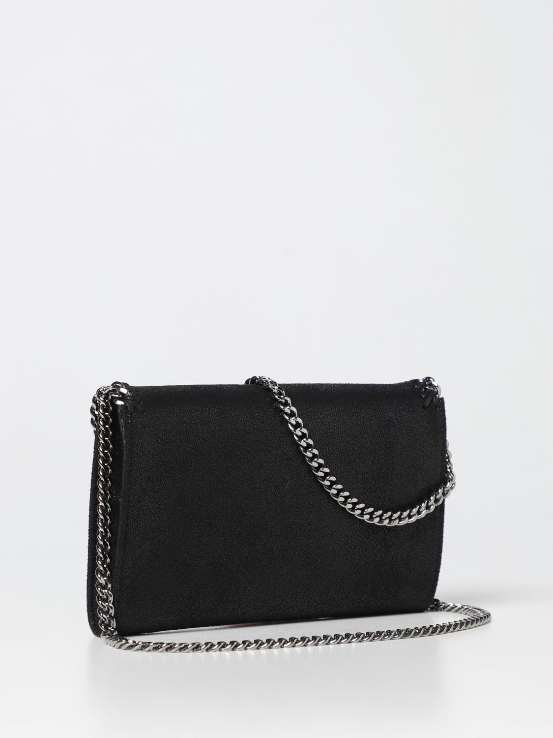 STELLA MCCARTNEY OS falabella bag in crackled faux leather