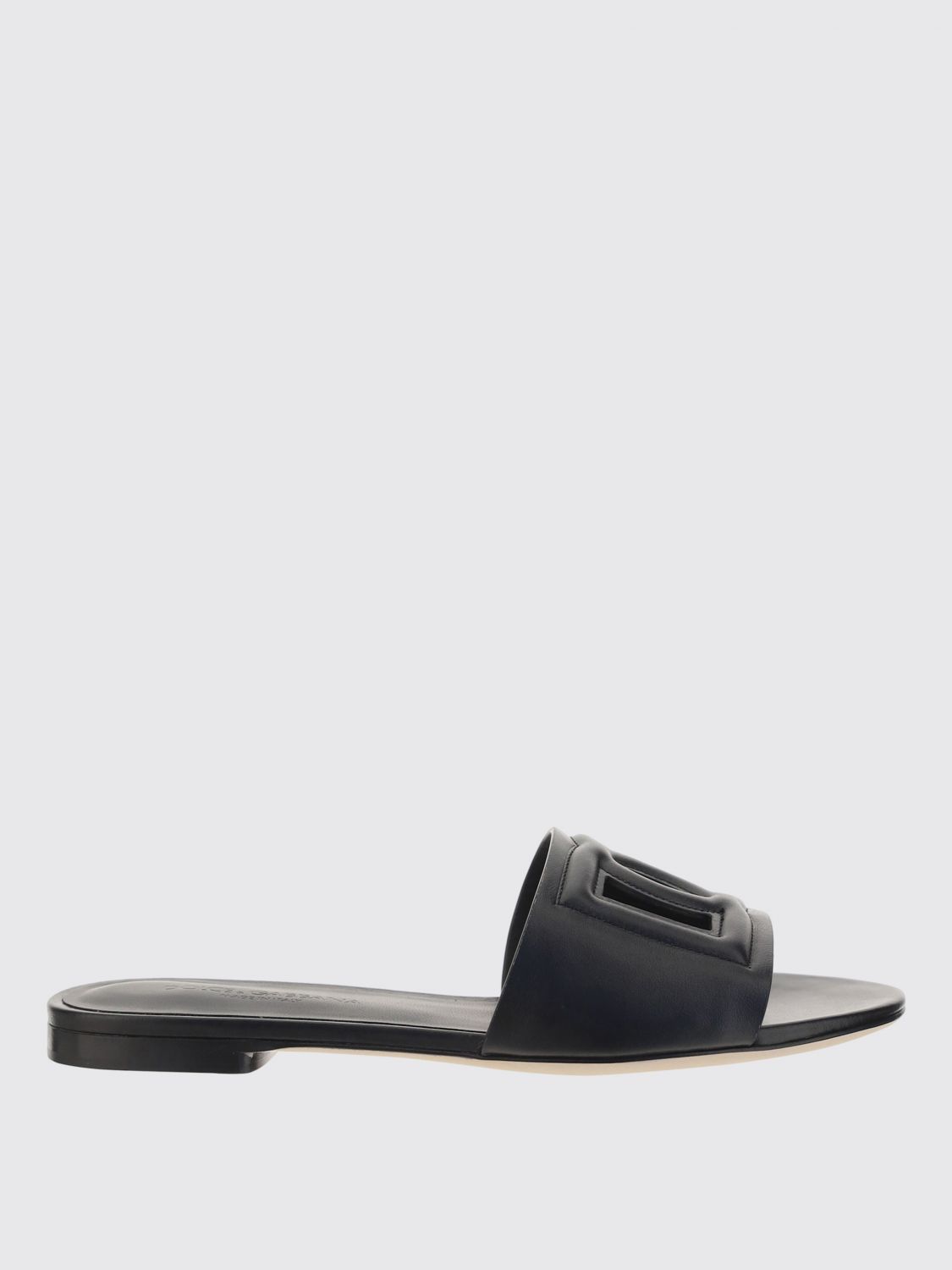 dg mules in leather