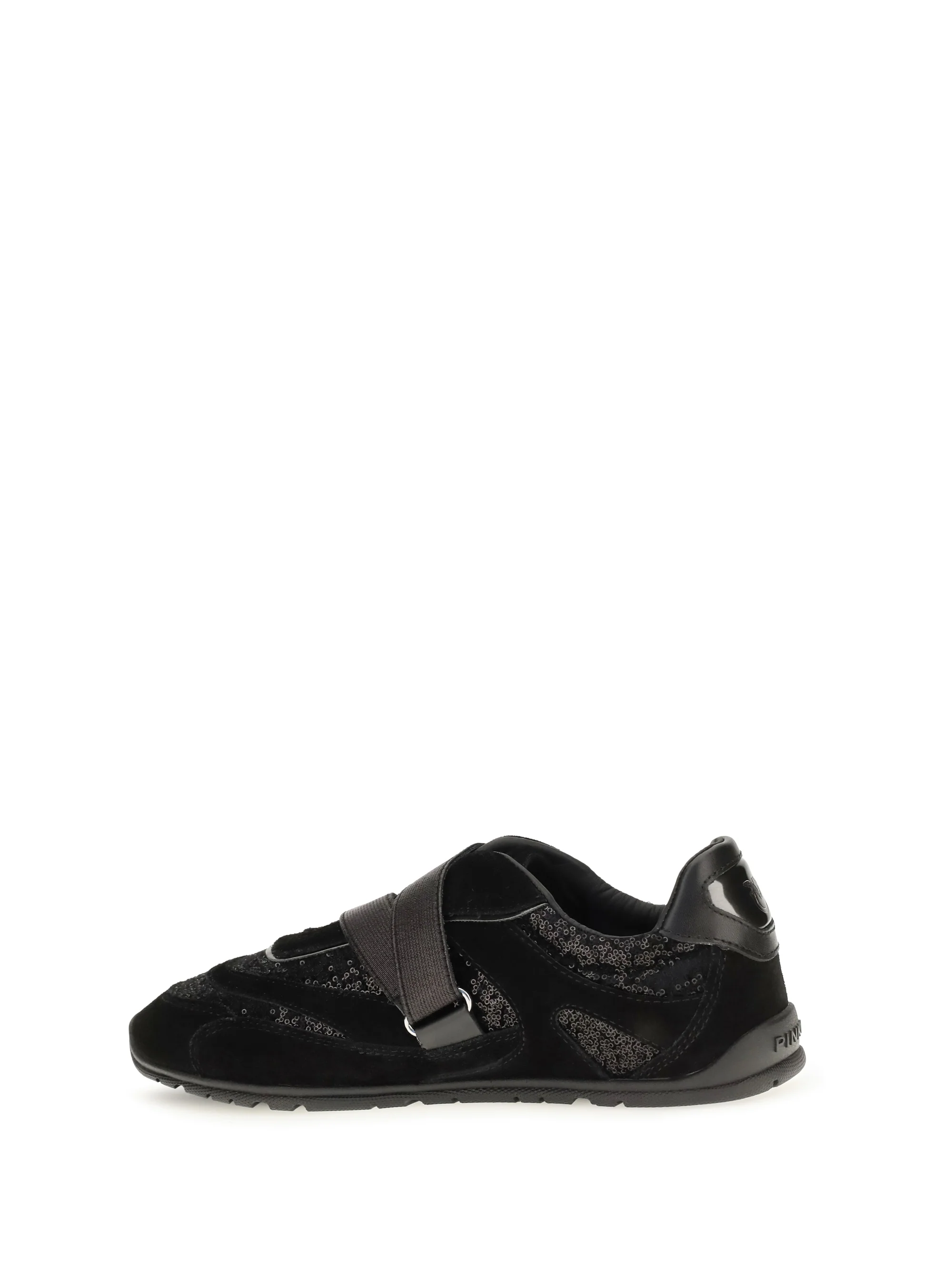 yulia suede sneakers with sequins