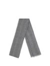 linen scarf with lurex details