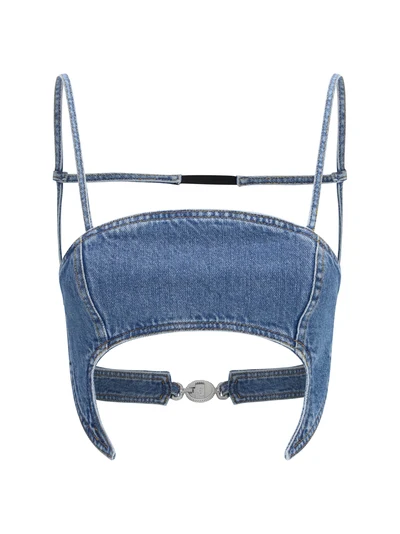 denim moon top