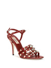 rockstud kidskin sandals