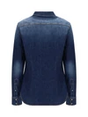 lightweight denim western long sleeve shirt