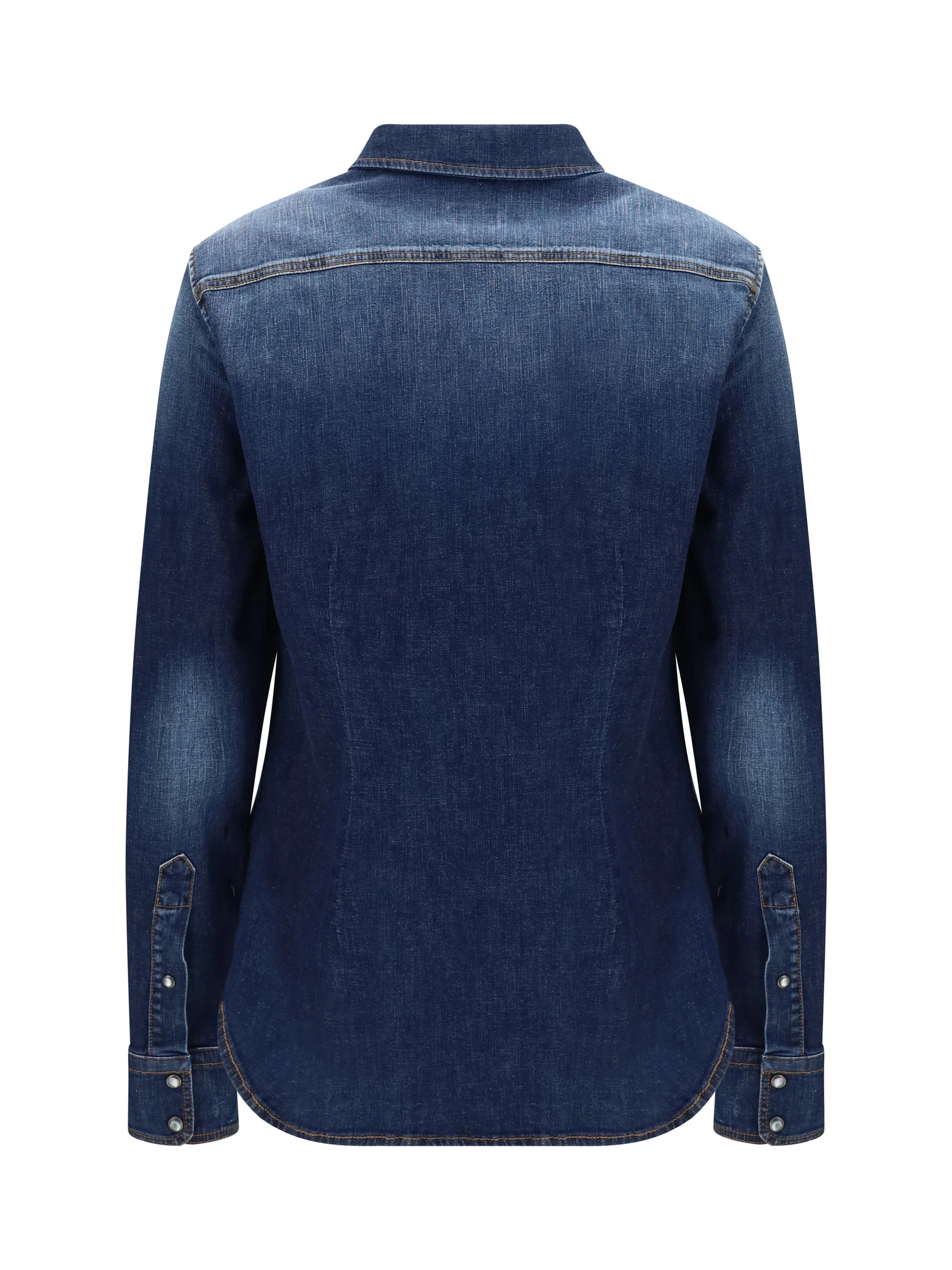 lightweight denim western long sleeve shirt