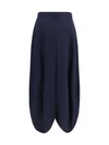 pleated silk skirt