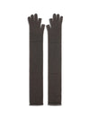 long fingerless wool gloves