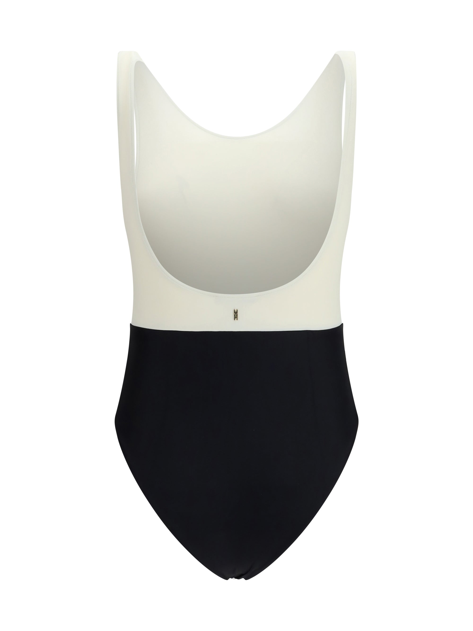 AMI PARIS XS nylon one-piece swimsuit