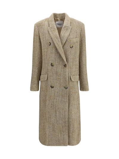 pilda herringbone wool-blend coat
