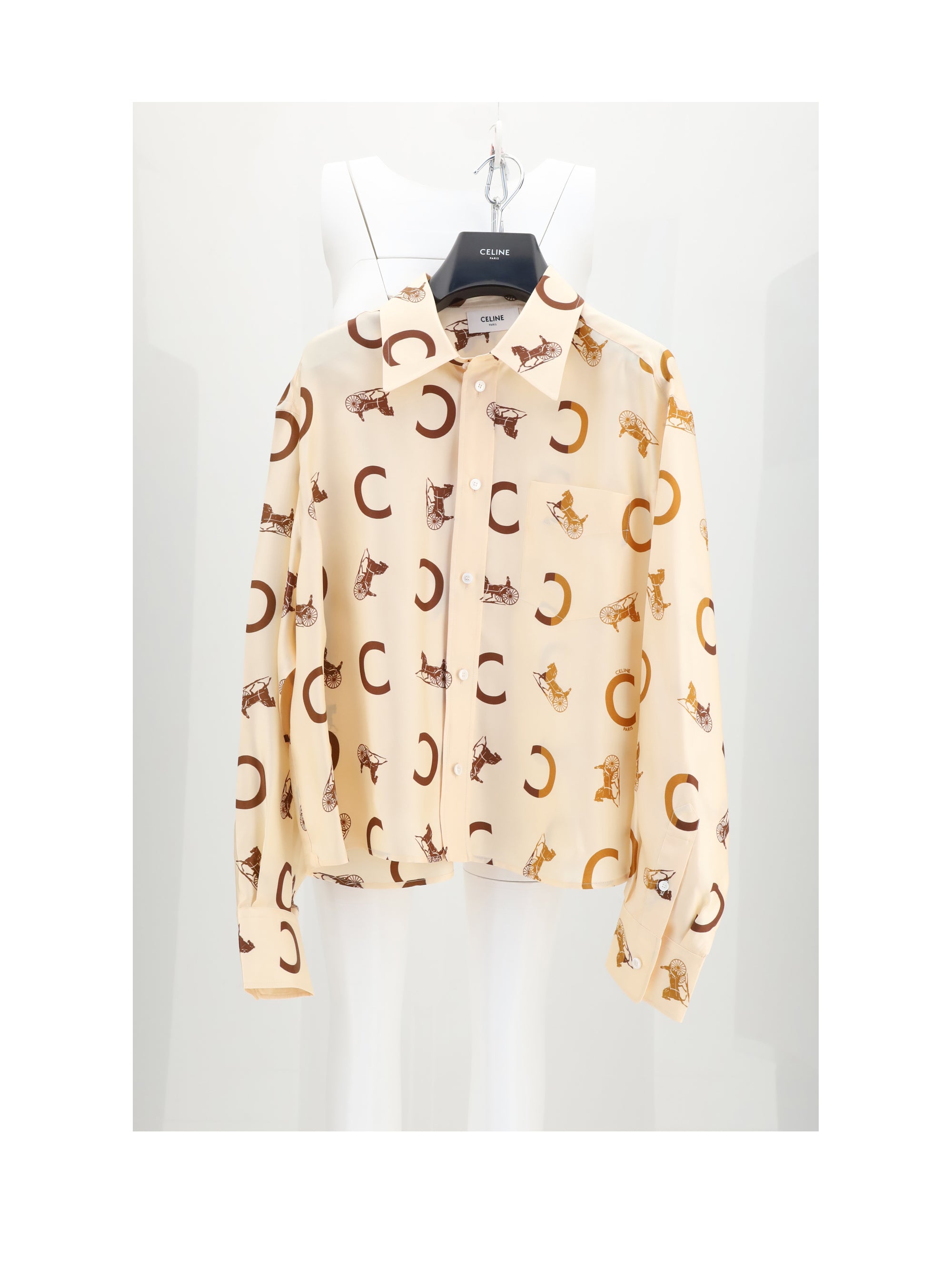 CELINE 36 cropped shirt