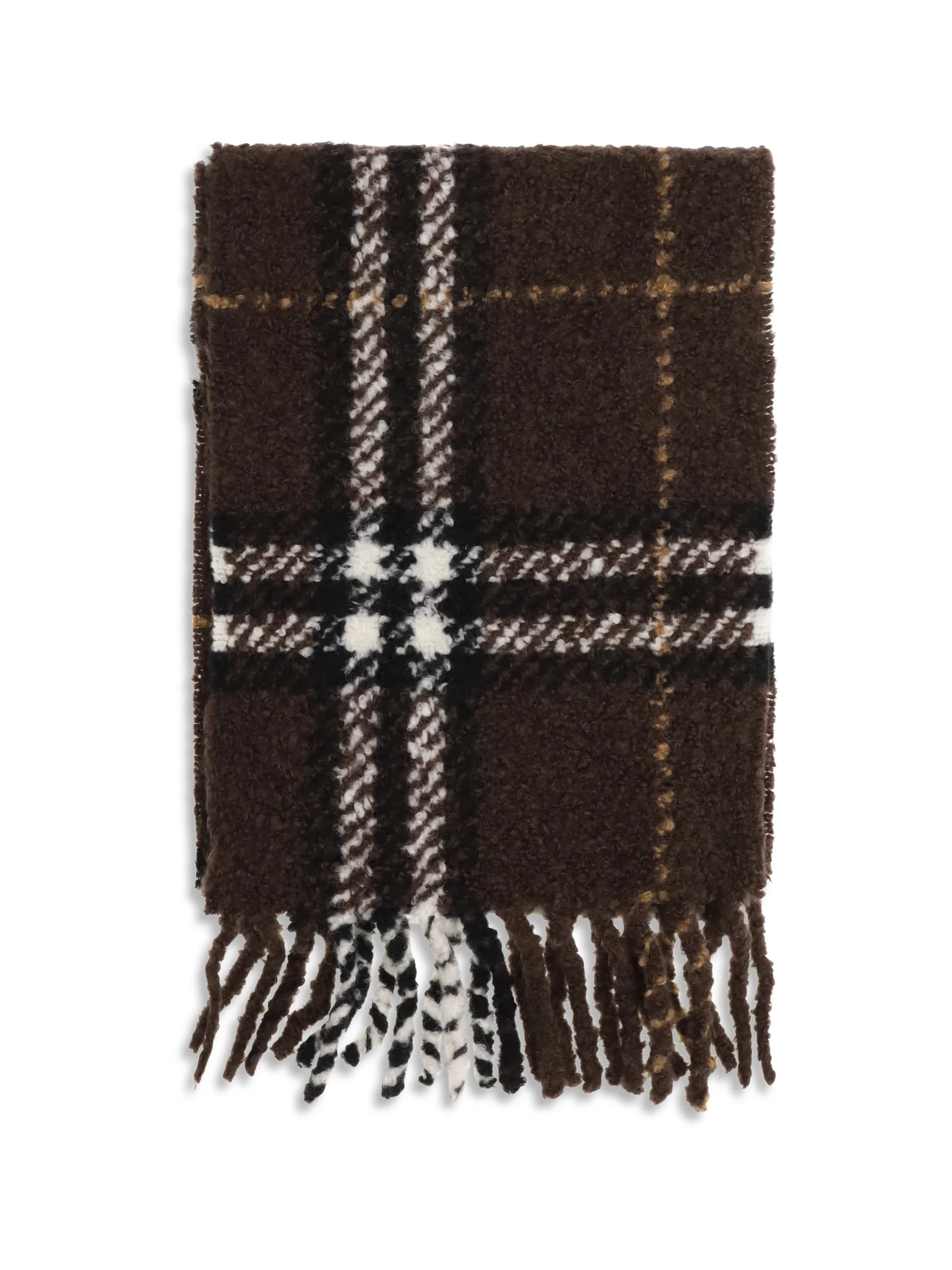 BURBERRY OS alpaca and wool-blend scarf