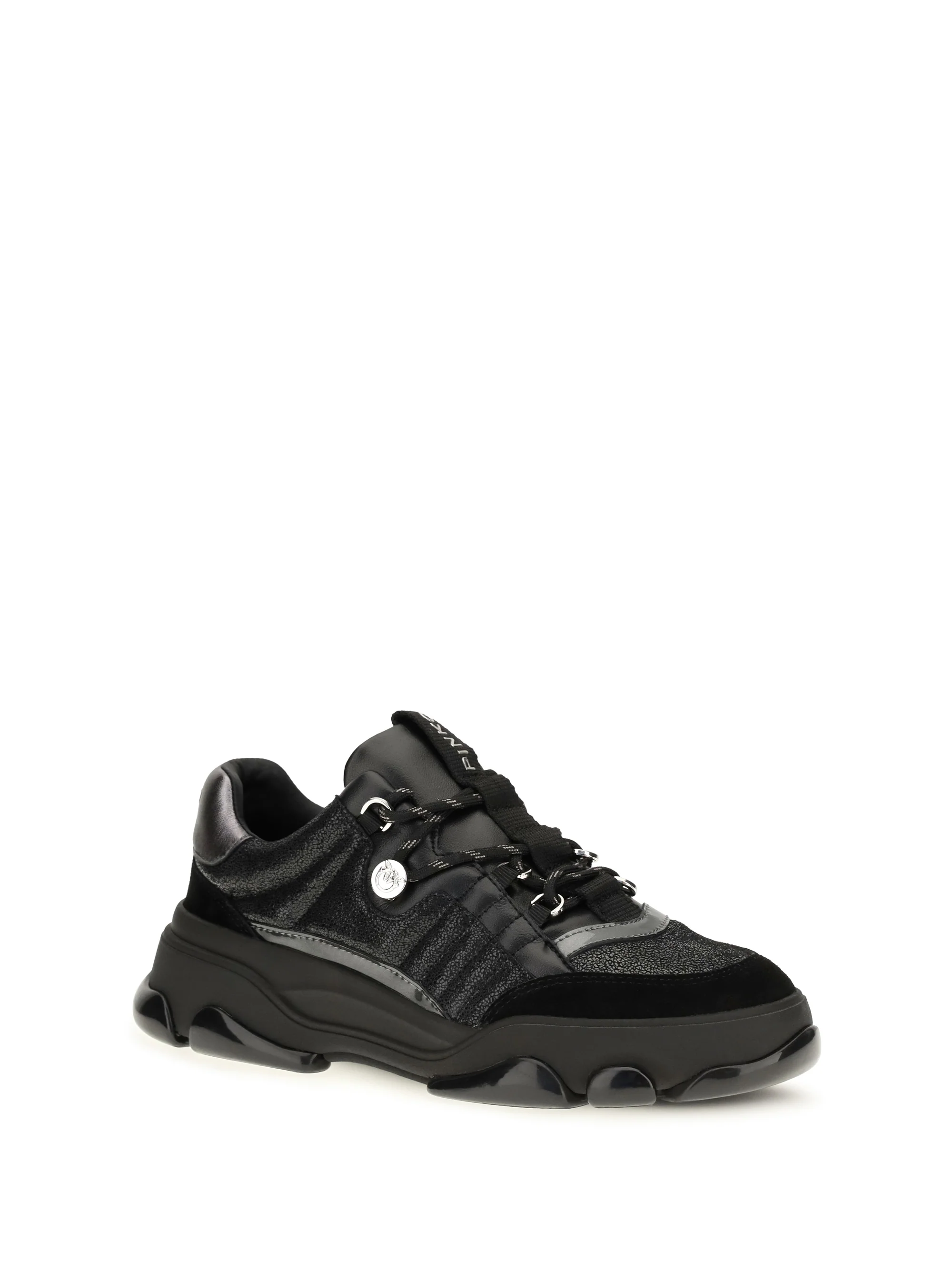 PINKO 36 athena suede sneakers