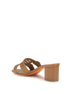 woven leather sandals