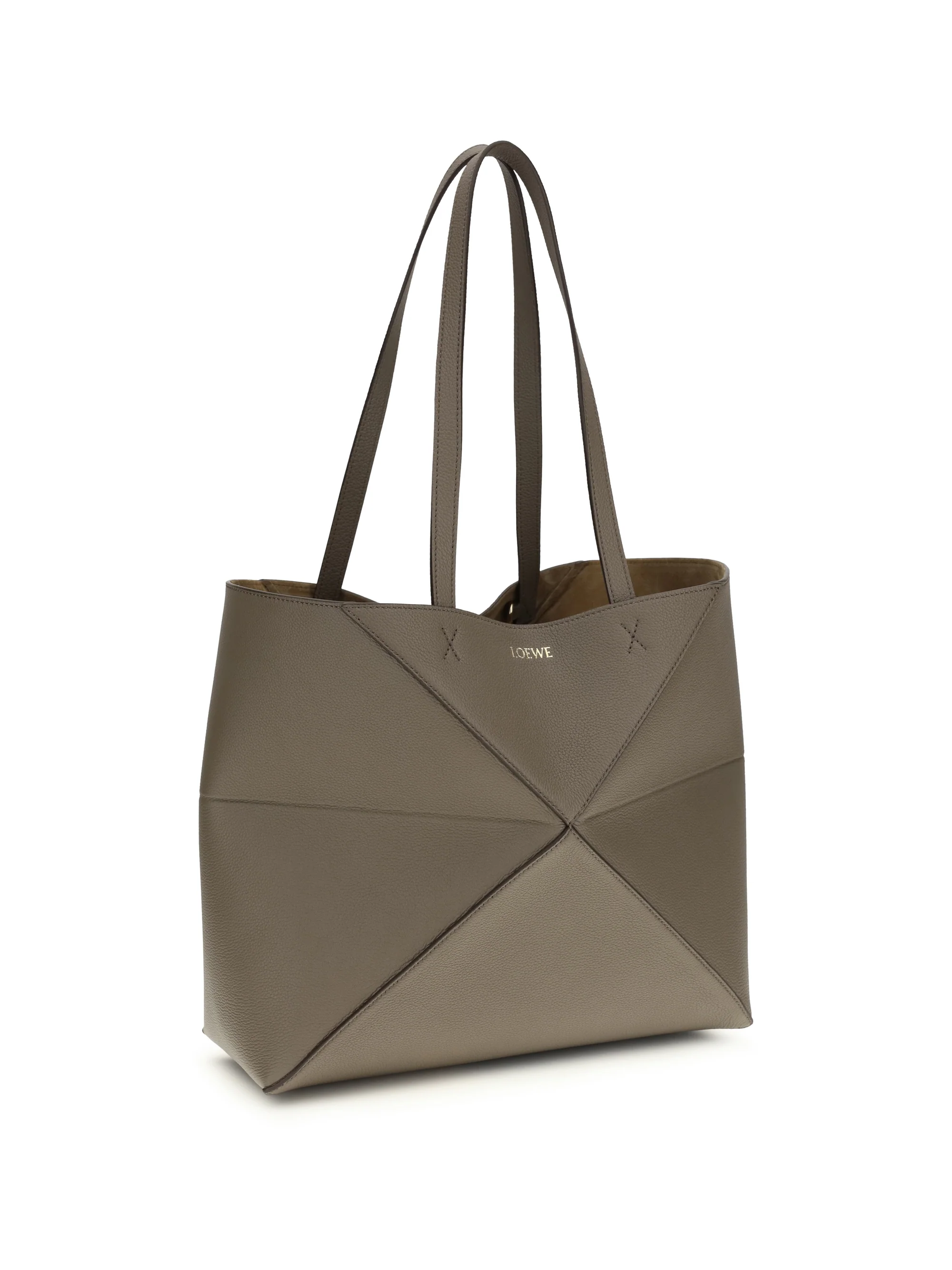 medium puzzle fold tote bag