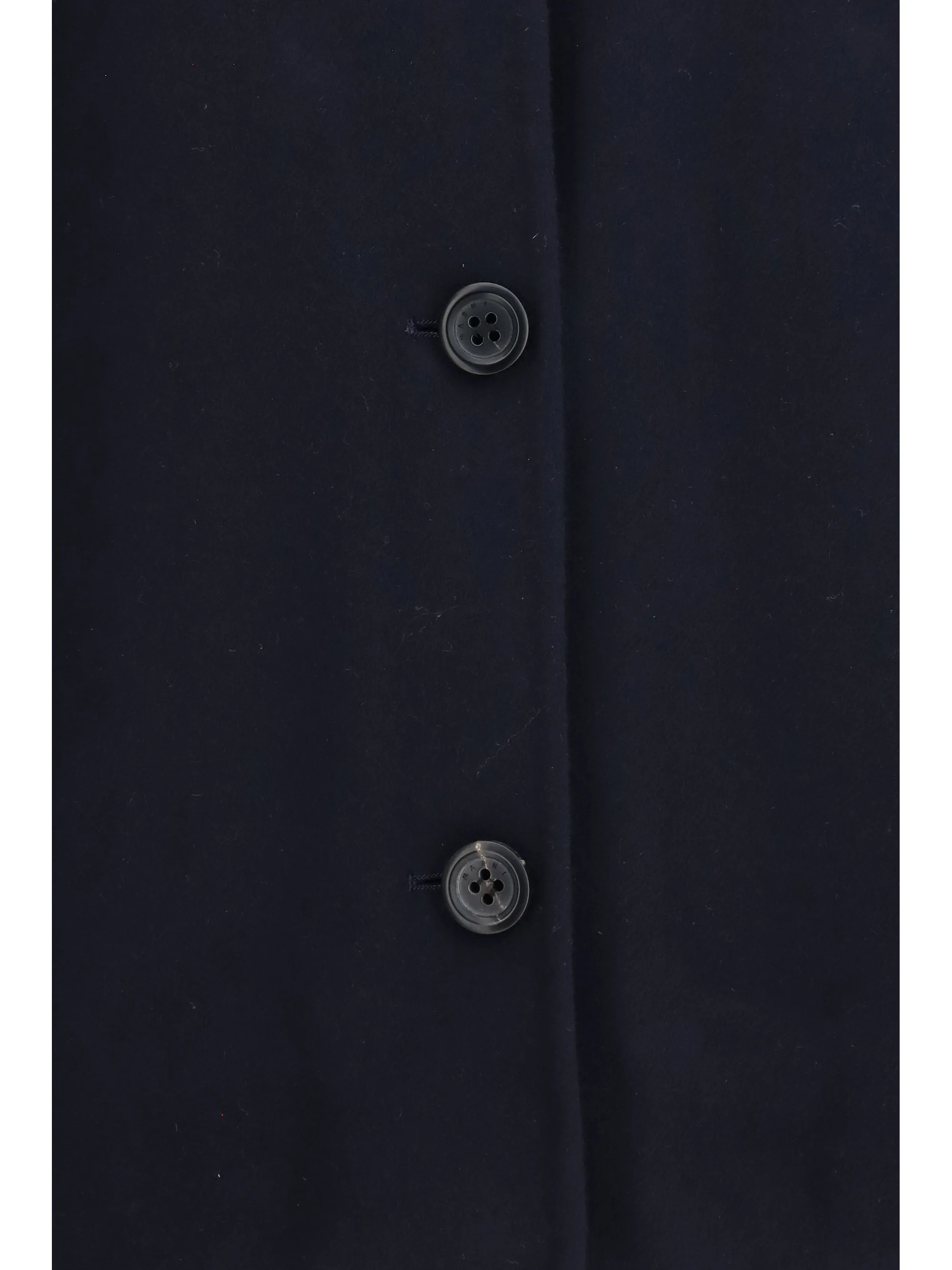 wool jacket with logo embroidery