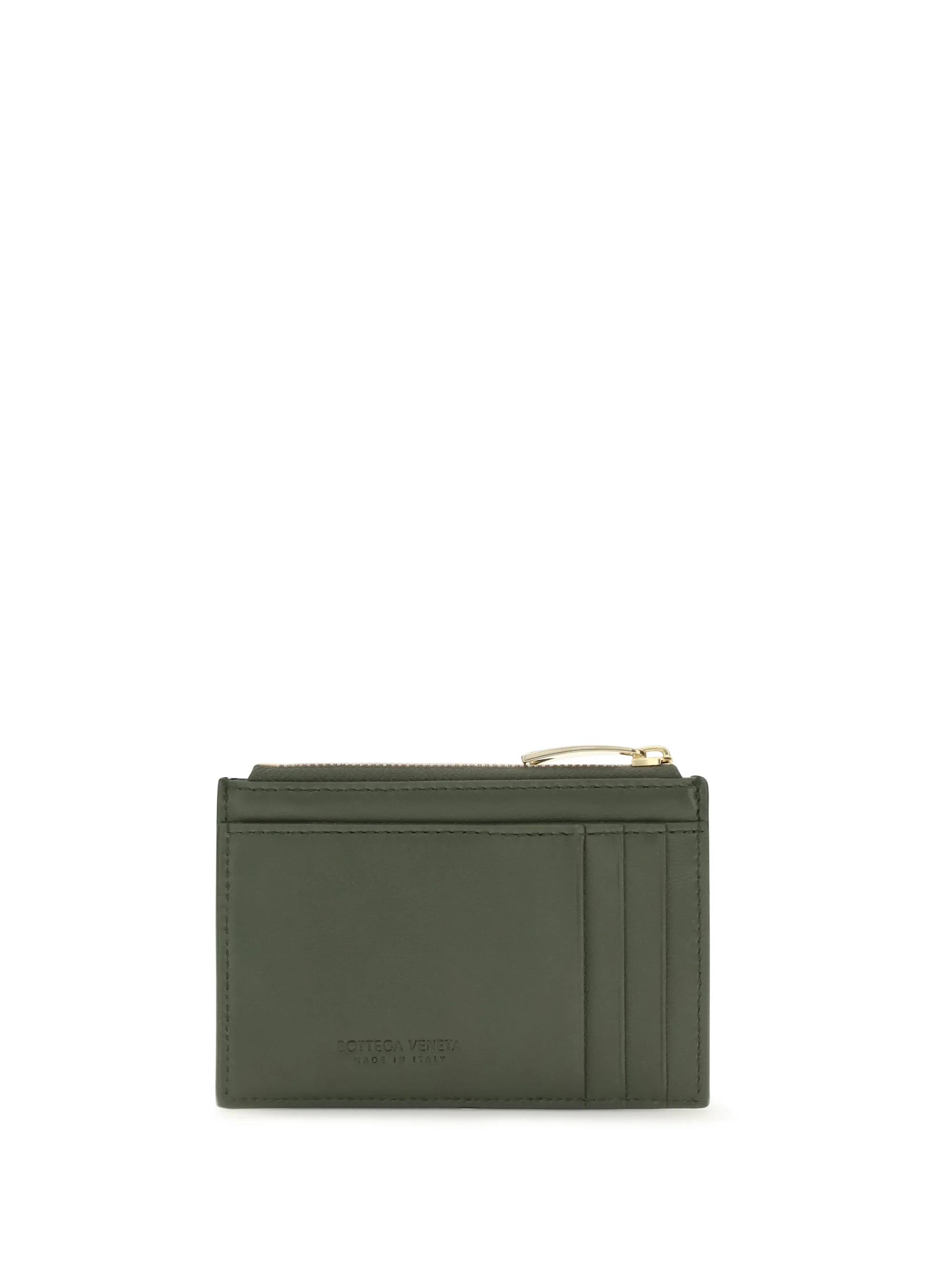 BOTTEGA VENETA OS intrecciato zip cardholder