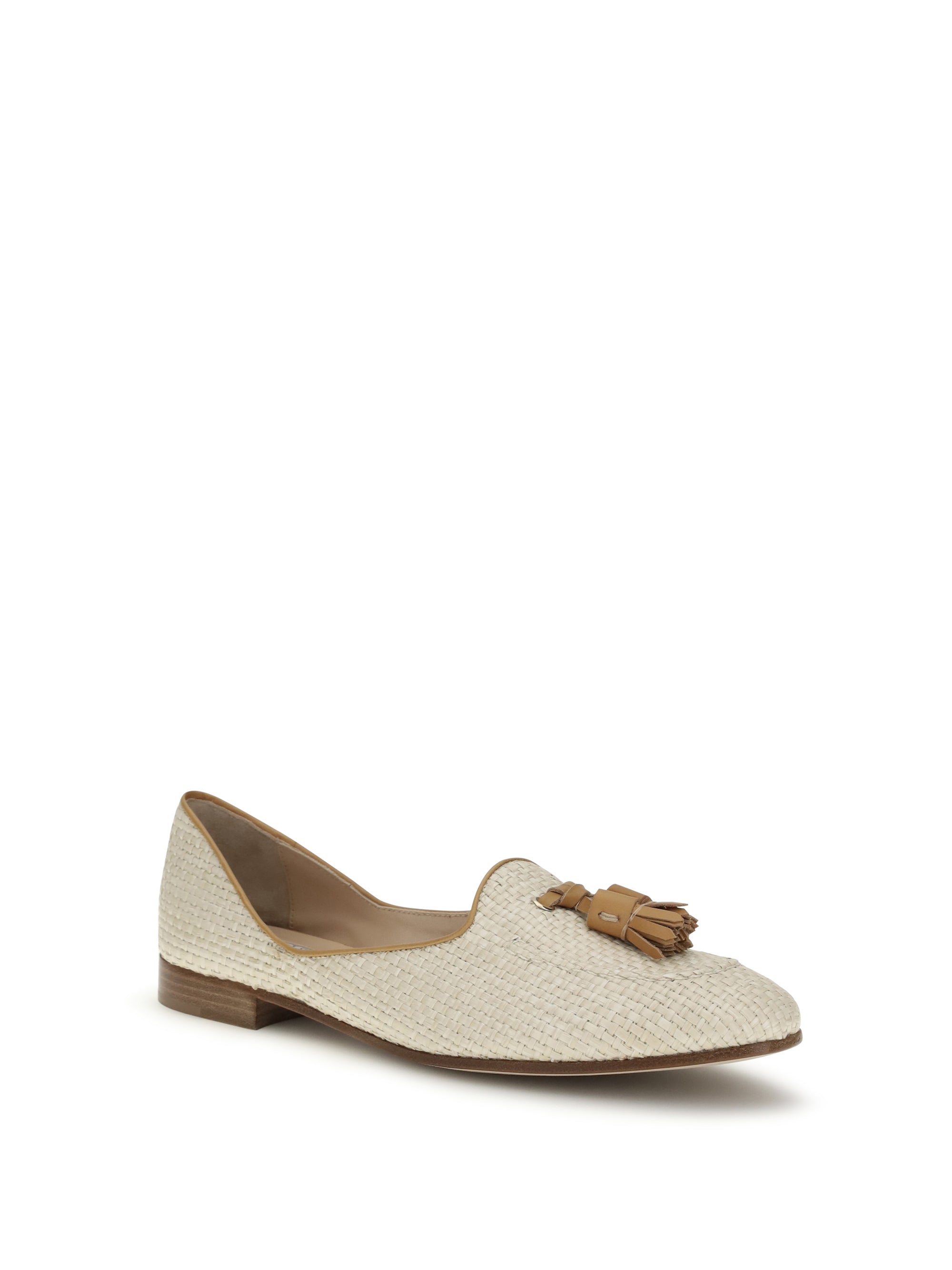 FRATELLI ROSSETTI 36 raffia loafers