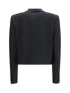 cropped single-breasted jacket