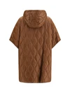 quilted urban light nylon cape