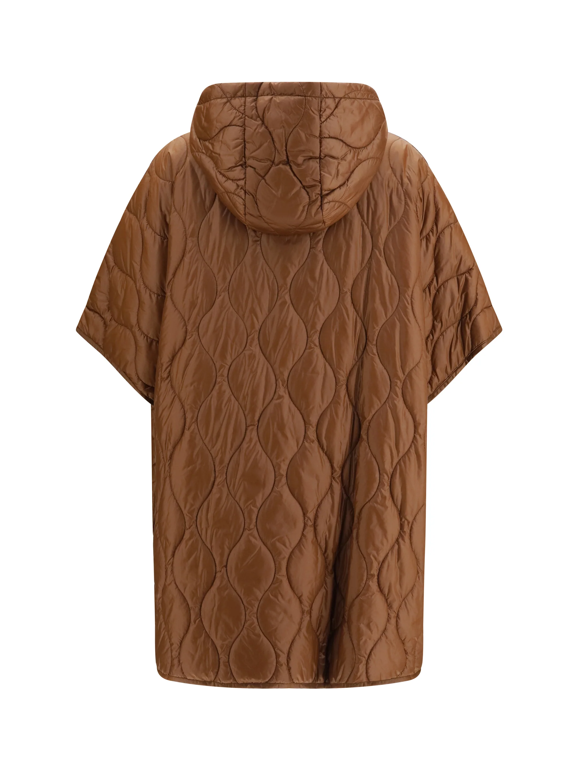 quilted urban light nylon cape