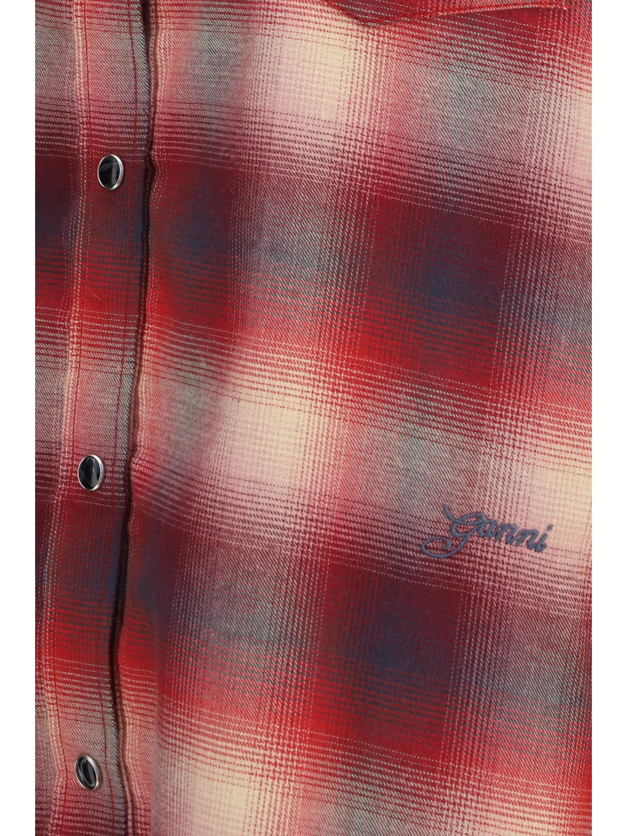 cotton flannel check shirt
