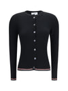 ribbed merino wool cardigan