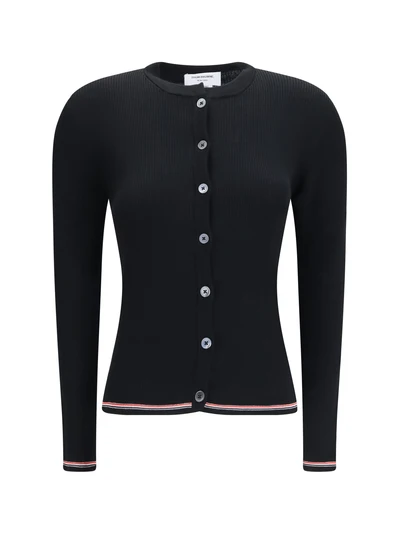 ribbed merino wool cardigan