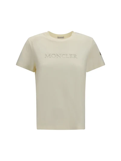cotton t-shirt with a tone on tone embroidered logo