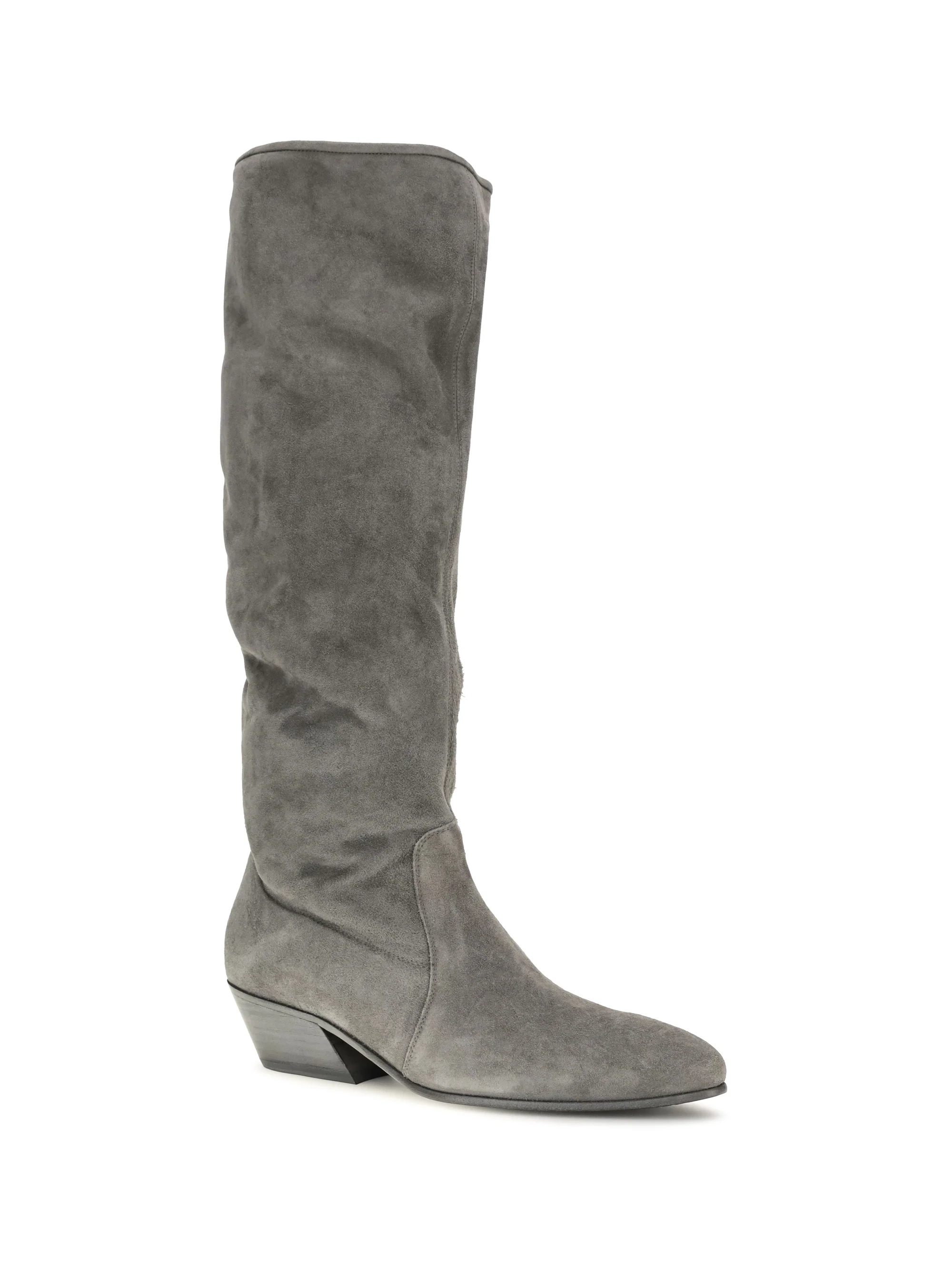 high suede boots