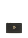 leather card holder with logo