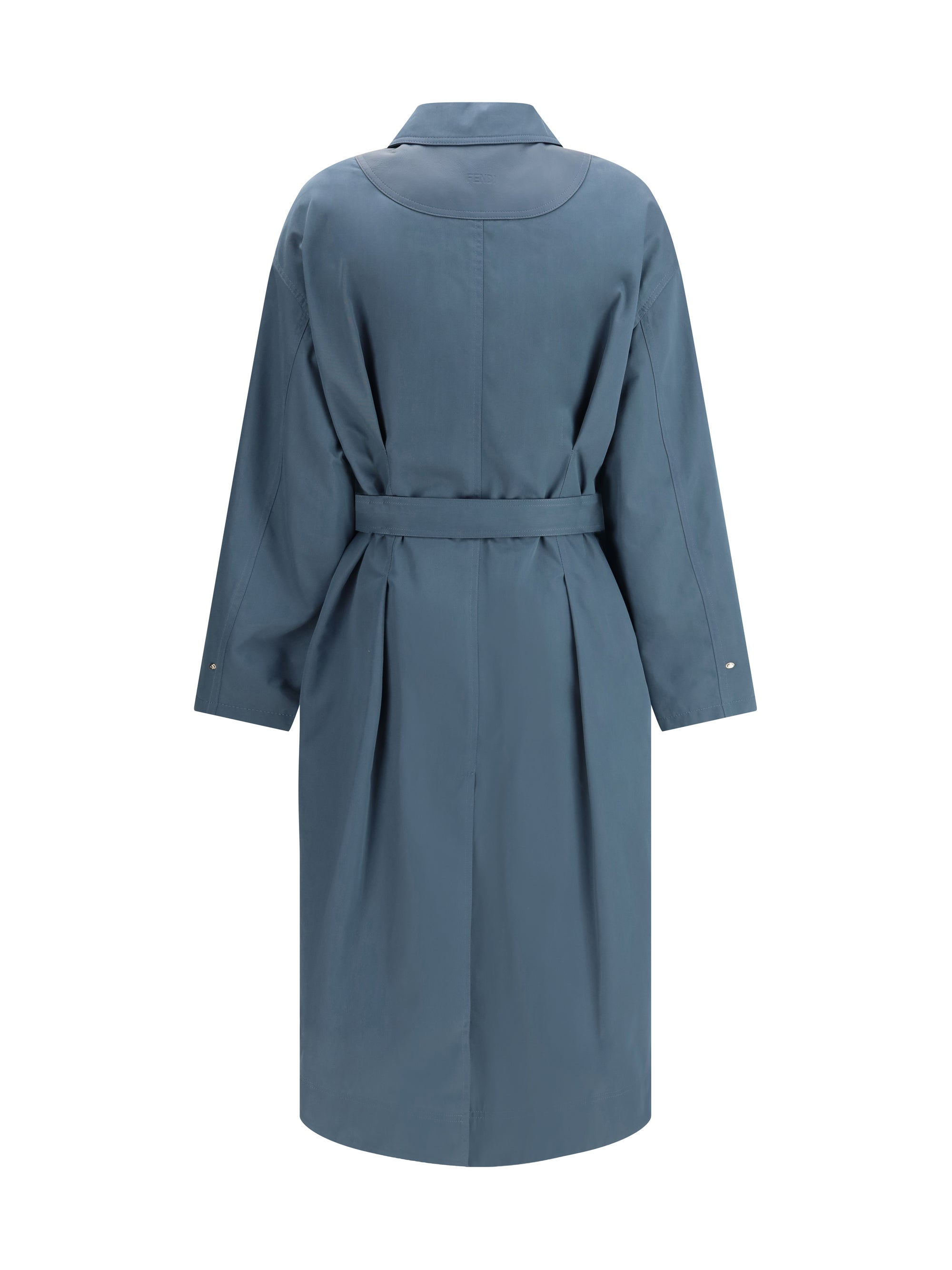 FENDI 42 gabardine coat 