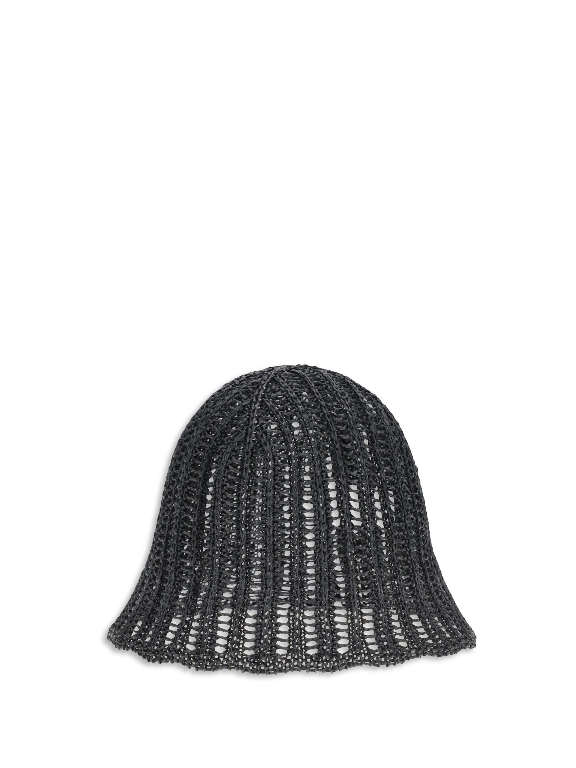 techno raffia hat