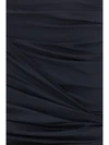 draped swim mini skirt