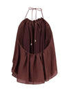 aster beaded ruched top
