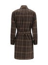 check cotton shirt dress