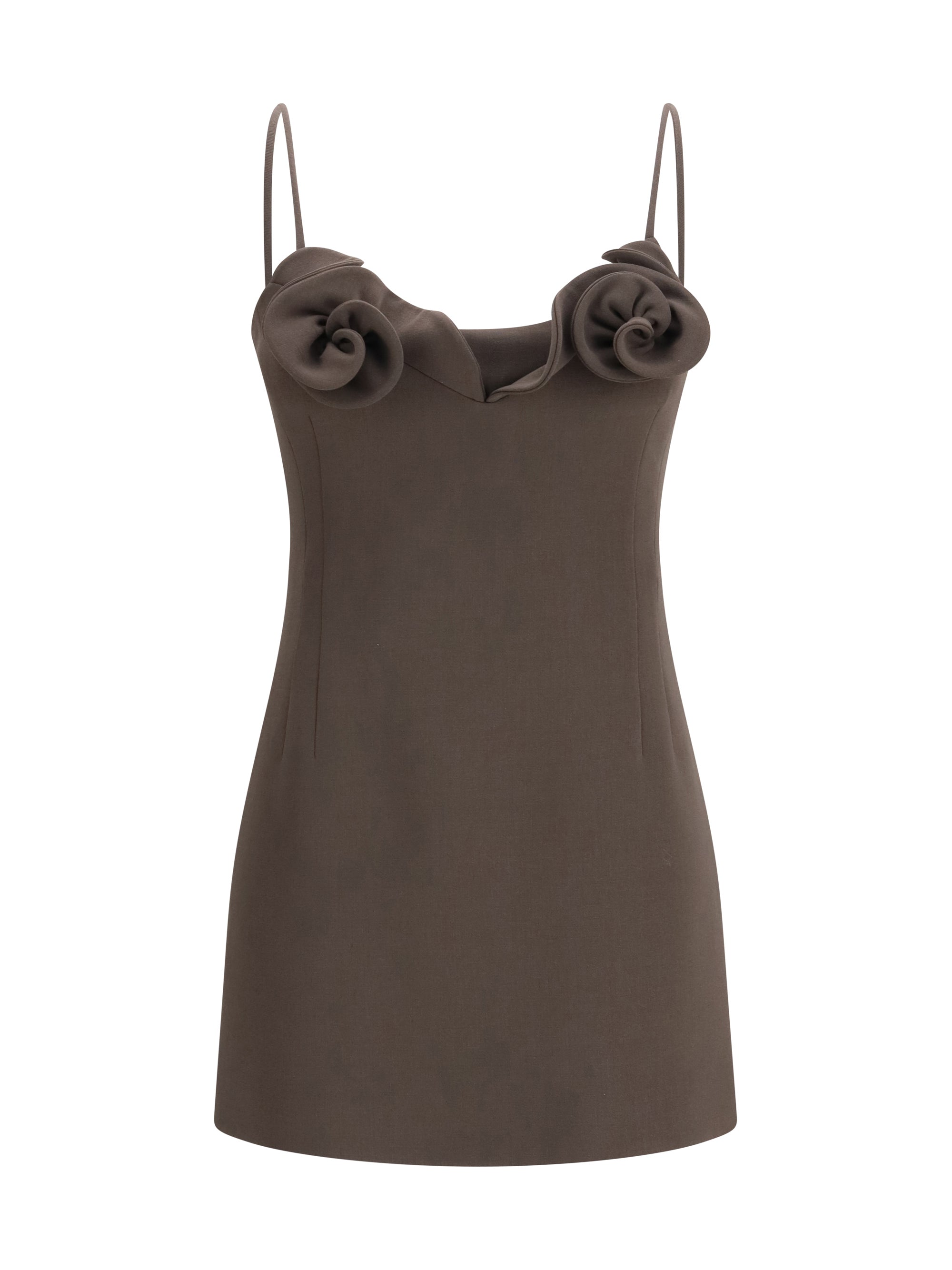 short wool-blend dress