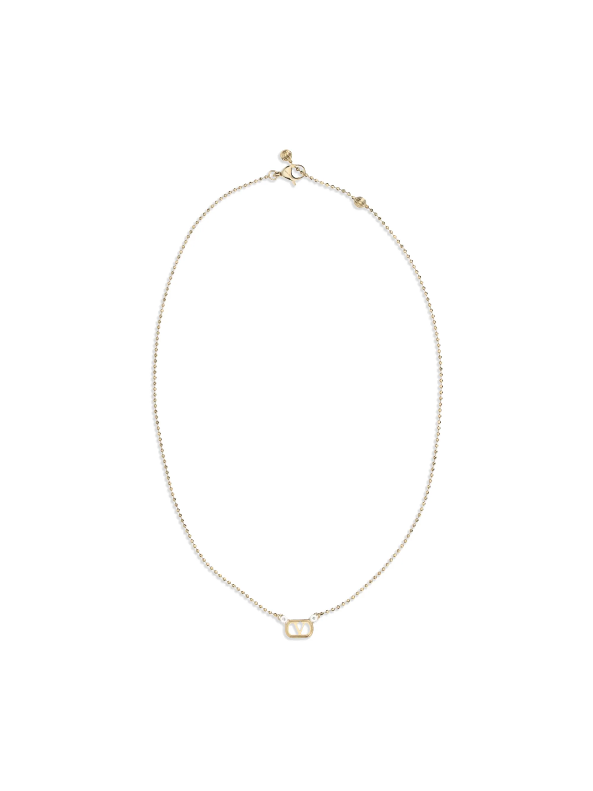 VALENTINO GARAVANI OS ovalette necklace with swarovsky® crystals
