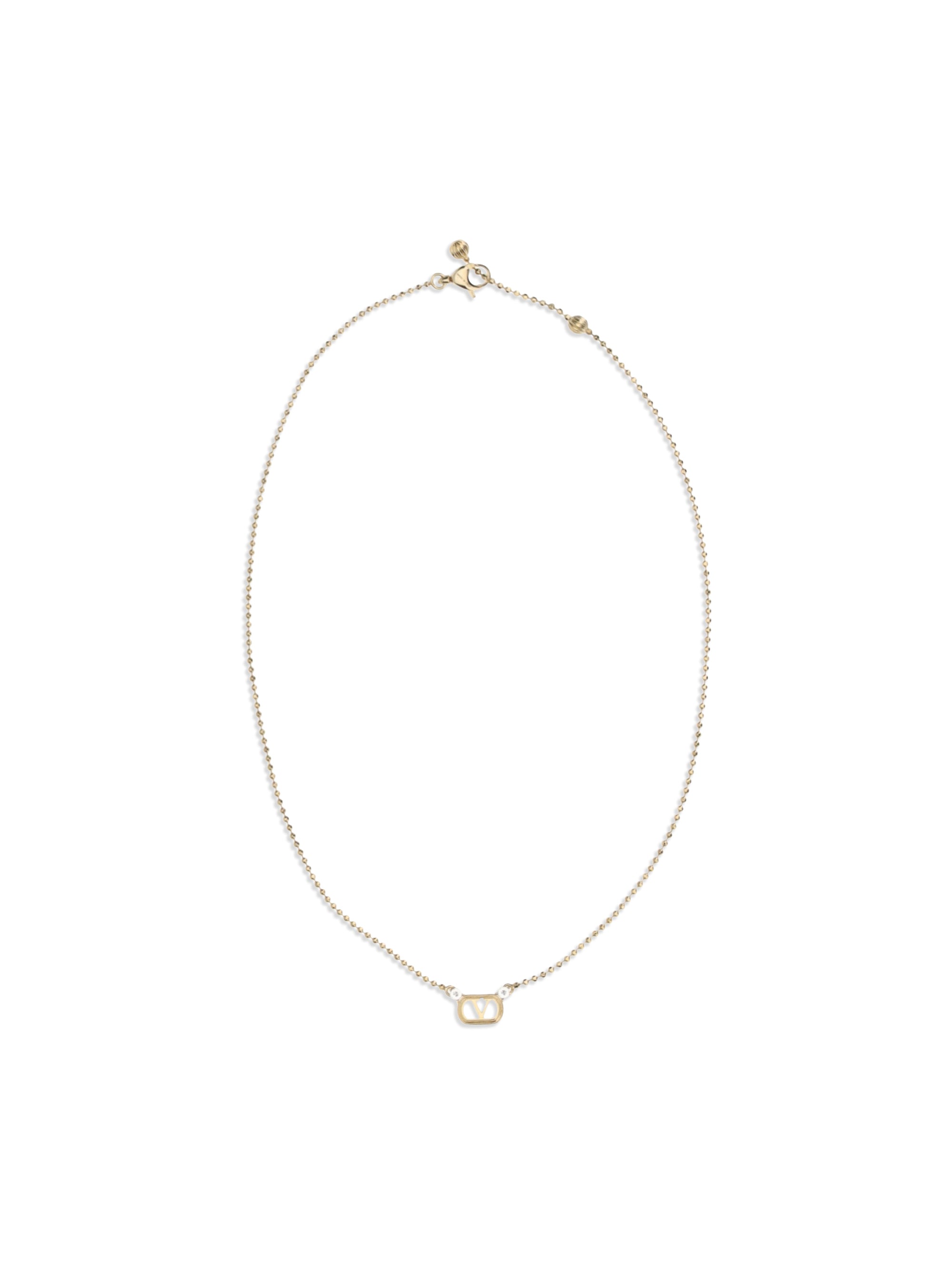 VALENTINO GARAVANI OS ovalette necklace with swarovsky® crystals